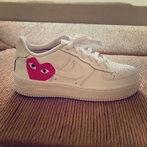 Customized Nike AirForce 1 sneakers